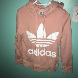 Pink Adidas hoodie